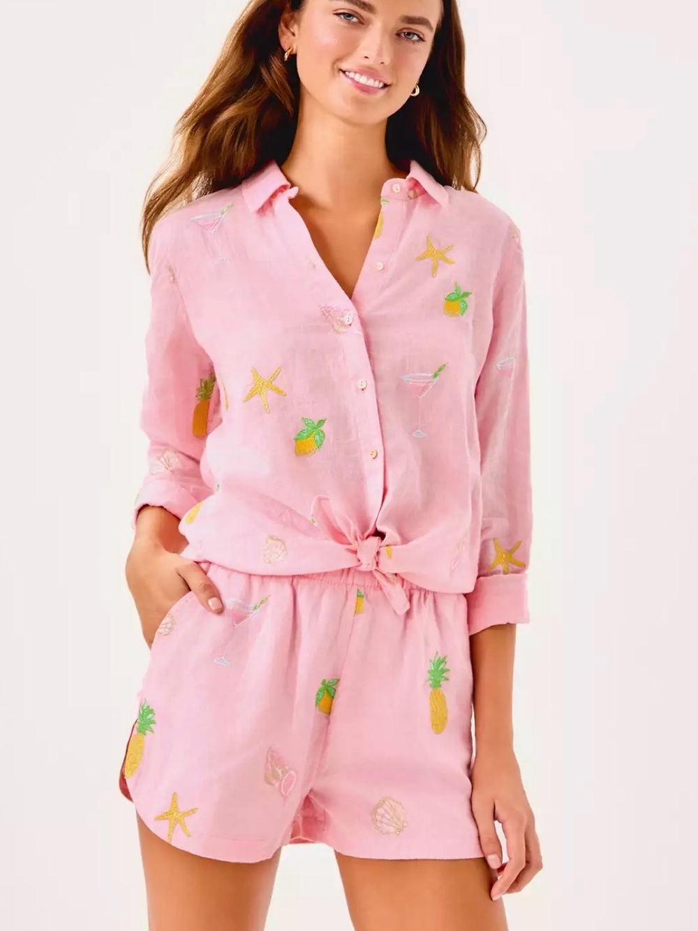 Lilly Pulitzer Sea View Linen Set